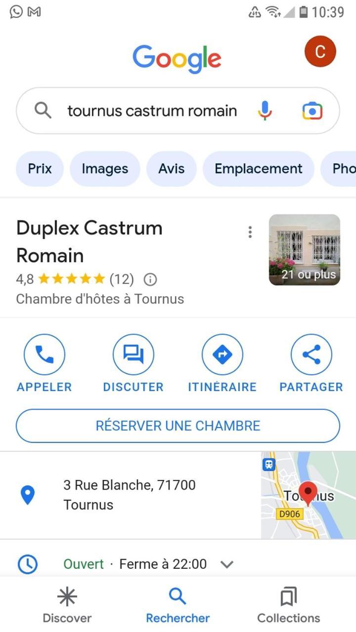 Tournus Castrum Romain - Duplex 54 M2 - 3 Etoiles - Petit Box Velo - 5Mn Autoroute Pokój zdjęcie